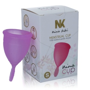 Copo Menstrual Nina Kikí Roxo S