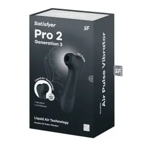Estimulador Satisfyer Pro 2 Geração 3 Preto