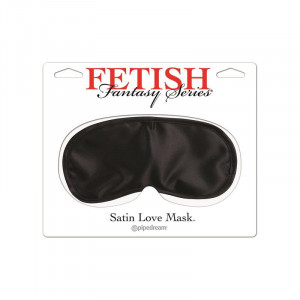 Fetiche Fantasy Satin Love Mask Branco. - Img 4