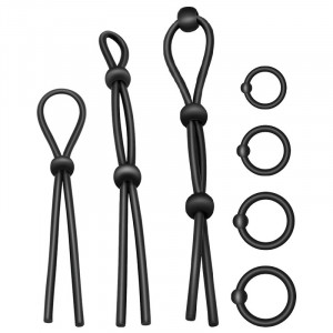 Jogos Viciados Conjunto De Anel De Silicone Flexível 7 Peças - Img 2
