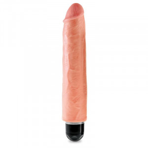 King Cock 25,4 Cm Vibrante Stiffy - Carne - Img 3