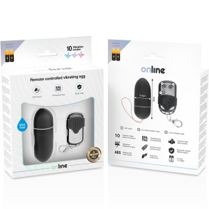 Ovo Vibratório Online Controle Remoto Preto