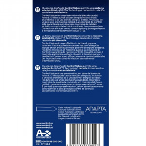 Preservativos Control Adapta Nature 6 Und
