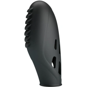 Pretty Love - Vibrador De Dedo De Silicone Gilo Preto