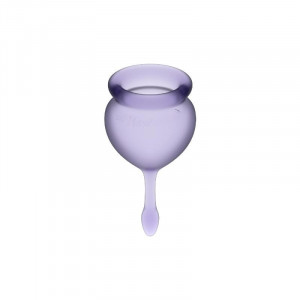Satisfyer Sentir Bom Menstrual Cup Roxo 15 + 20Ml - Img 2