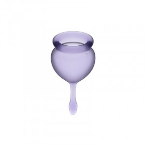 Satisfyer Sentir Bom Menstrual Cup Roxo 15 + 20Ml - Img 2