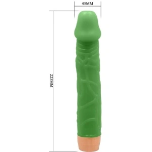 Vibrador Realista Baile Bill Verde 22,5 Cm