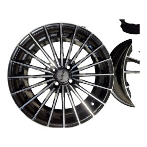 Set Jante SH Aliaj R17 AFTERMARKET MAK Renault Clio / Citroen 4X100 ET40 - Img 5