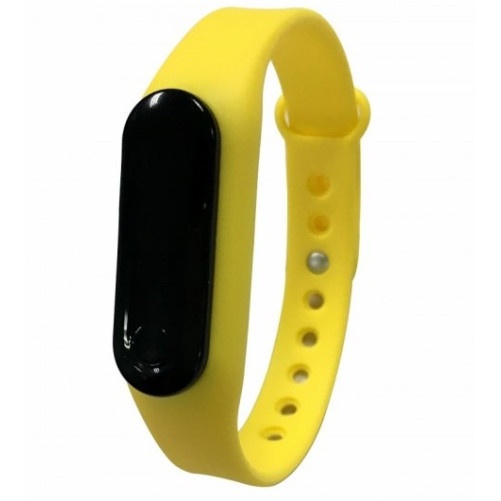 Bransoletka fitness iUni Z6i, wyświetlacz LCD 0,69 cala, Bluetooth, aktywność i sen, żółta