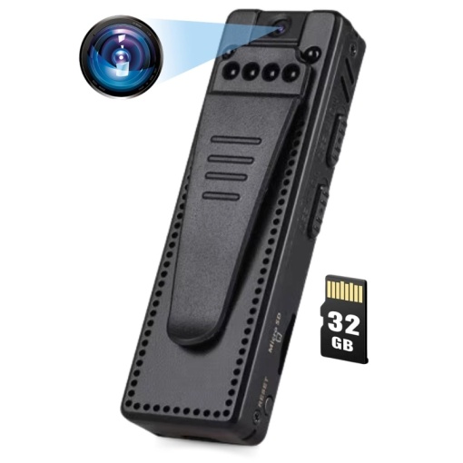 Kamera ciała iUni M8 Plus, 32GB, Wi-Fi, Noktowizor, Obiektyw Obrotowy 90°