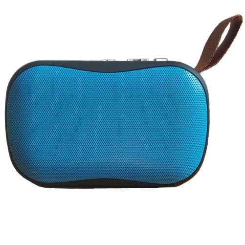 Przenośny głośnik Bluetooth iUni DF14, USB, gniazdo kart pamięci, niebieski