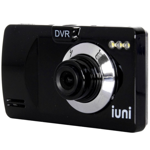 Rejestrator samochodowy iUni Dash P818 iUni Dash P818, HD, 2,5-calowy wyświetlacz LCD, kąt filmowania 120 stopni, odtwarzanie