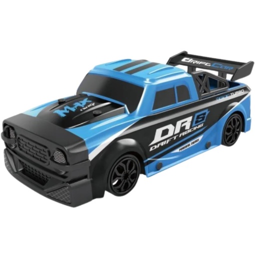 Samochód zdalnie sterowany iUni C053, skala 1:18, 2,4 GHz, 25 km/h, 4WD, szybki samochód do driftu i wyścigów, niebieski