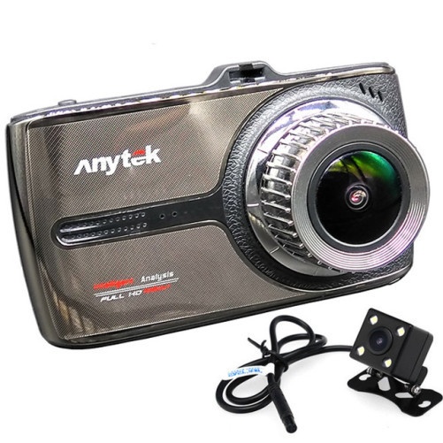 iUni Dash 66G iUni Dash 66G DVR Kamera samochodowa, ekran dotykowy, 3,5-calowy wyświetlacz IPS, podwójna kamera, Full HD, WDR, 170 stopni, Anytek