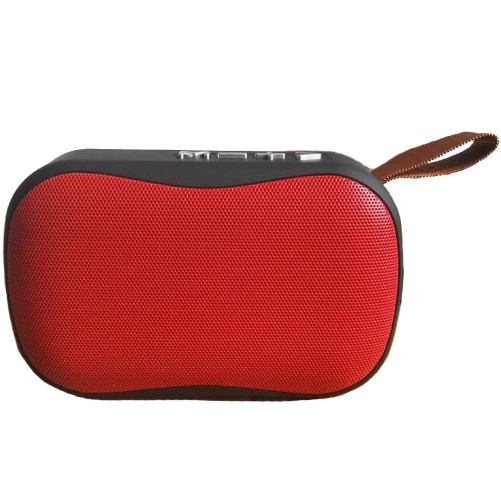 Przenośny głośnik Bluetooth iUni DF14, USB, gniazdo kart, czerwony