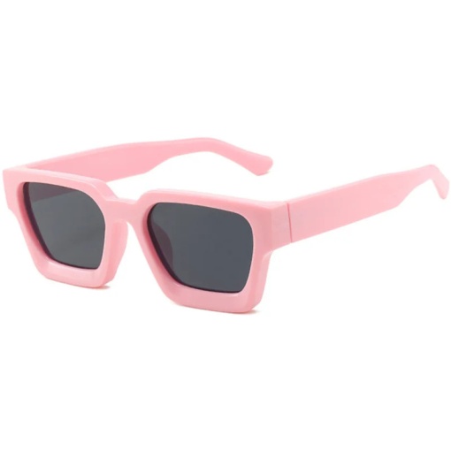Okulary przeciwsłoneczne iUni iEye Retro Square, UV400, różowe