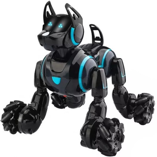 iUni 800A Inteligentny robot sterowany gestami i pilotem, obrót 360°, czarny