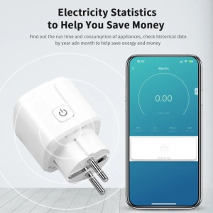 Inteligentne gniazdo iUni PS1, 16A, WiFi, monitorowanie zużycia, Smart Life / Tuya APP, kompatybilne z Alexa/Google Assistant - Img 6