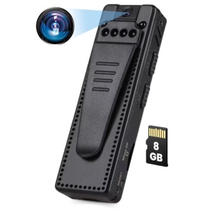 Kamera ciała iUni M8 Plus, 8GB, Wi-Fi, Noktowizor, Obiektyw Obrotowy 90° - Img 1