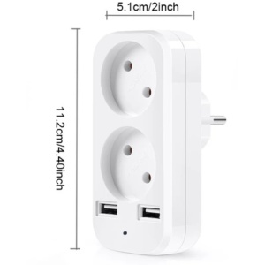 Kamera szpiegowska iUni AD1 z podwójnym adapterem, Wi-Fi, Full HD, czujnik ruchu - Img 9