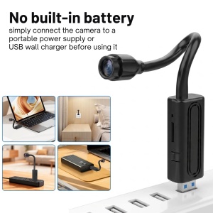 Kamera szpiegowska iUni W720, Wi-Fi, Widok HD, Wykrywanie ruchu, Gniazdo kart microSD - Img 6