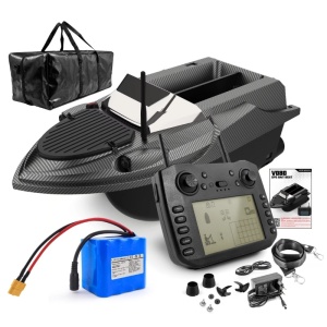Łódka Zanętowa iUni V080, GPS, torba transportowa, 20 000 mAh, 800 m, 15 km/h