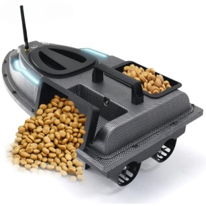 Łódka Zanętowa iUni V900, GPS, 2 Pojemnikami, Pojemność 1.5 kg, 500m, 18000mAh, 6km/h, Zdalne sterowanie 2.4GHz - Img 2