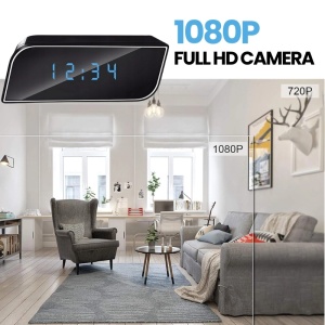 Mini Camera Ceas Birou iUni IP99, Full HD, 8GB, 150°, Vedere Nocturna, Vizualizare Live pe telefon - Img 6