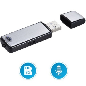 Pamięć USB Spy USB Reportofon iUni STK100, 8 GB, 18 godzin pracy na baterii, 90 godzin nagrywania - Img 5