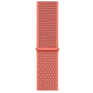 Pasek iUni kompatybilny z Apple Watch Ultra/SE/8/7/6/5/4/3/2/1, 40 mm, Nylon Sport, tkany pasek, pomarańczowy - Img 4