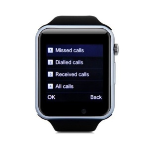Smartwatch iUni A100i z telefonem, BT, wyświetlaczem LCD 1,54 cala, kamerą, czarny - Img 6