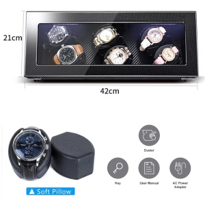 Automatyczna nakręcarka do zegarków iUni, Watch Winder 6 Carbon - Img 11