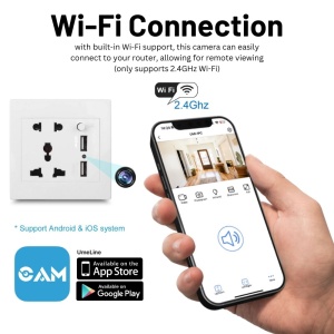 iUni PR2 Mała Kamera, Gniazdo Uniwersalne, Wi-Fi, Full HD, 8GB, 2 USB-A - Img 4
