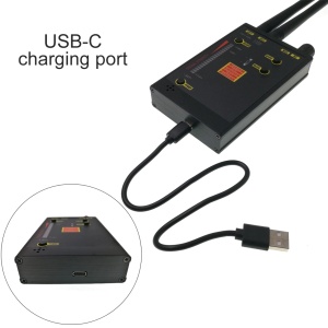 iUni RF009 Profesjonalny detektor mikrofonowy GSM 3G/4G LTE, Bluetooth i WiFi iUni RF009, detektor fal magnetycznych i elektromagnetycznych - Img 5