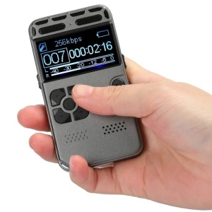 iUni V35 Mini cyfrowy dyktafon, 8 GB, aktywacja głosem, odtwarzacz MP3 - Img 2
