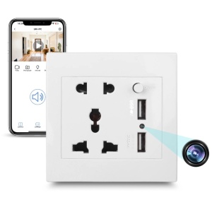 Kamera Szpiegowska iUni PR2, Uniwersalne Gniazdko ścienne, Wi-Fi, 64GB, Full HD, 2 Porty USB-A - Img 10