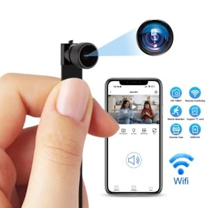 Kamery szpiegowskiej moduł iUni IP10, Wi-Fi, Full HD, Szeroki kąt, Gniazdo na Kartę microSD - Img 2