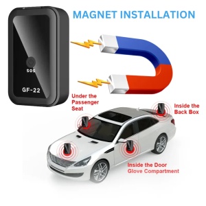 Mini lokalizator GPS iUni GF22 iUni GF22 z mikrofonem szpiegowskim GSM, SOS, śledzeniem i namierzaniem GPS, uchwytem magnetycznym - Img 4