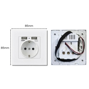 Mini uchwyt ścienny iUni PR1, Wi-Fi, Full HD, 2 porty USB-A, podgląd na żywo w telefonie, gniazdo kart MicroSD - Img 12