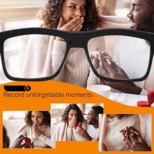 Okulary szpiegowskie iUni G7 z kamerą Full HD, kartą microSD 8GB, noktowizorem - Img 7