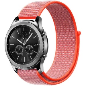Pasek do zegarka Smartwatch Garmin Fenix 7X / 6X / 5X Plus / 5X / 5X / 3 HR / 3, 26 mm iUni Soft Nylon Sport, Electric Orange