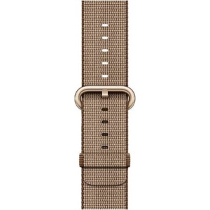 Pasek iUni kompatybilny z Apple Watch Ultra/SE/8/7/6/5/5/4/4/3/2/1, 38 mm, nylonowy, pleciony, brązowy - Img 2