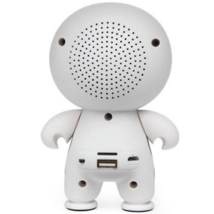 Przenośny głośnik Bluetooth iUni DF13, radio, 500 mAh, gniazdo kart pamięci, biały - Img 4