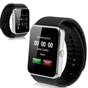 Smartwatch iUni GT08s Plus z telefonem, BT, 1,54 cala, srebrny - Img 4