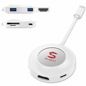 Stacja dokująca HDMI iUni iDragon USB C, kompatybilna z Samsung Galaxy S8 - Img 2