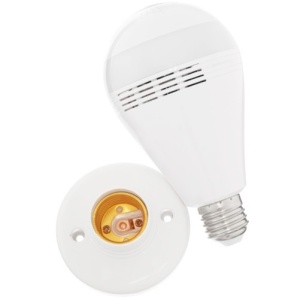 iUni A10-L Żarówka z kamerą szpiegowską, 8 GB, Wi-Fi, czujnik ruchu, noktowizor, kąt 360° - Img 4