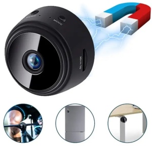 iUni A9 Mini kamera szpiegowska iUni A9, Wi-Fi, 8 GB, VGA 480P, audio-wideo, noktowizor - Img 4