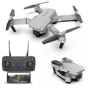 iUni E88 Pro Drone, 4K, WiFi, 2 kamery, składane ramiona, streaming na żywo, szary - Img 9