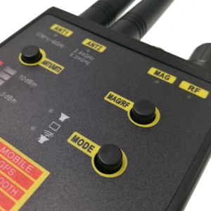 iUni RF009 Profesjonalny detektor mikrofonowy GSM 3G/4G LTE, Bluetooth i WiFi iUni RF009, detektor fal magnetycznych i elektromagnetycznych - Img 6