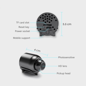 iUni X5 Mini kamera szpiegowska, bezprzewodowa, Full HD 1080p, Gniazdo na kartę microSD, noktowizor - Img 9